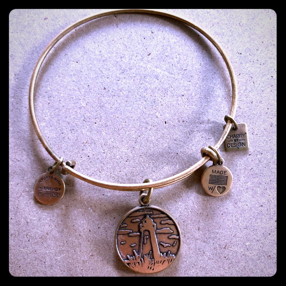 Alex and Ani Lighthouse Adjustable Gold Bracelet